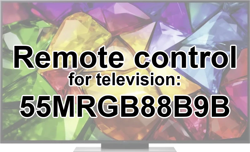LG 55MRGB88B9B replacement remote control for seniors
