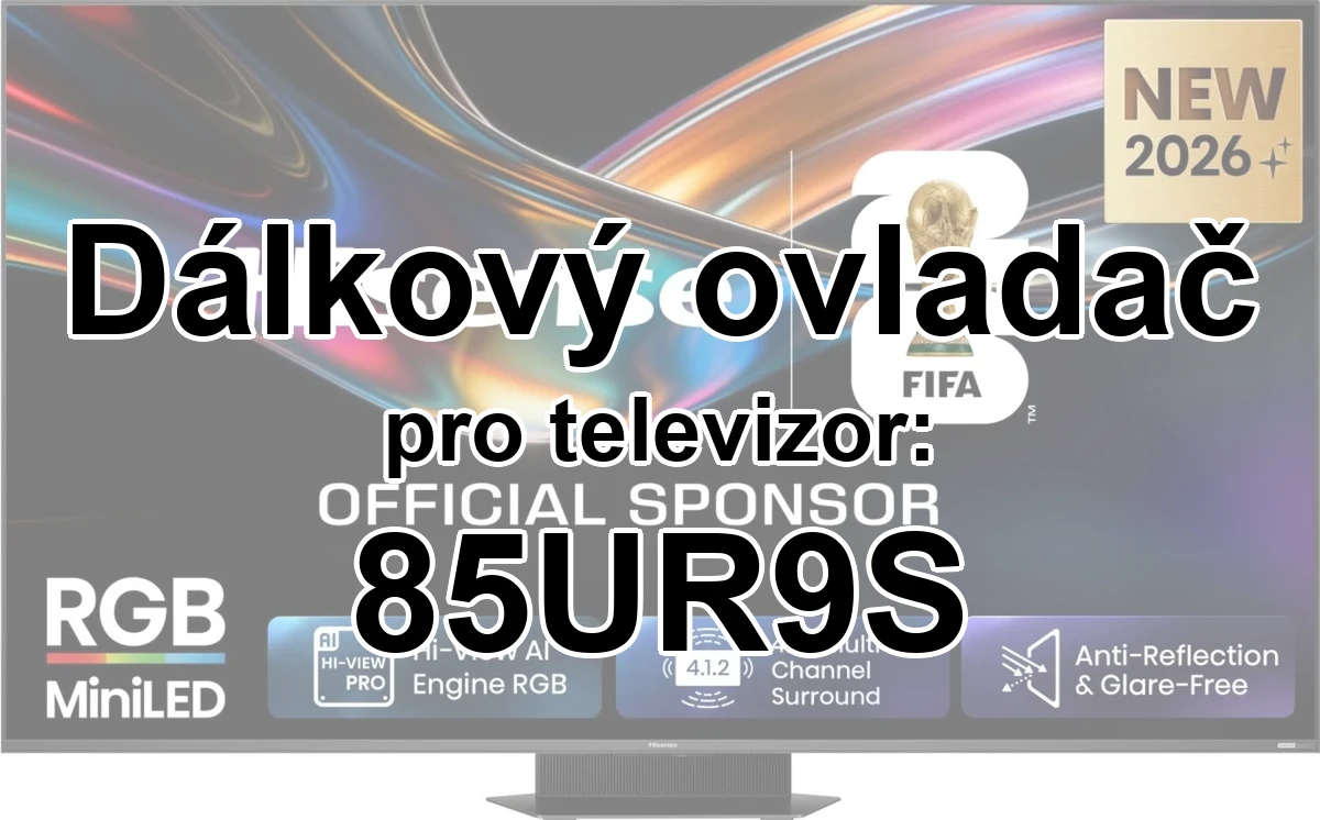 Hisense 85UR9S originální dálkový ovladač