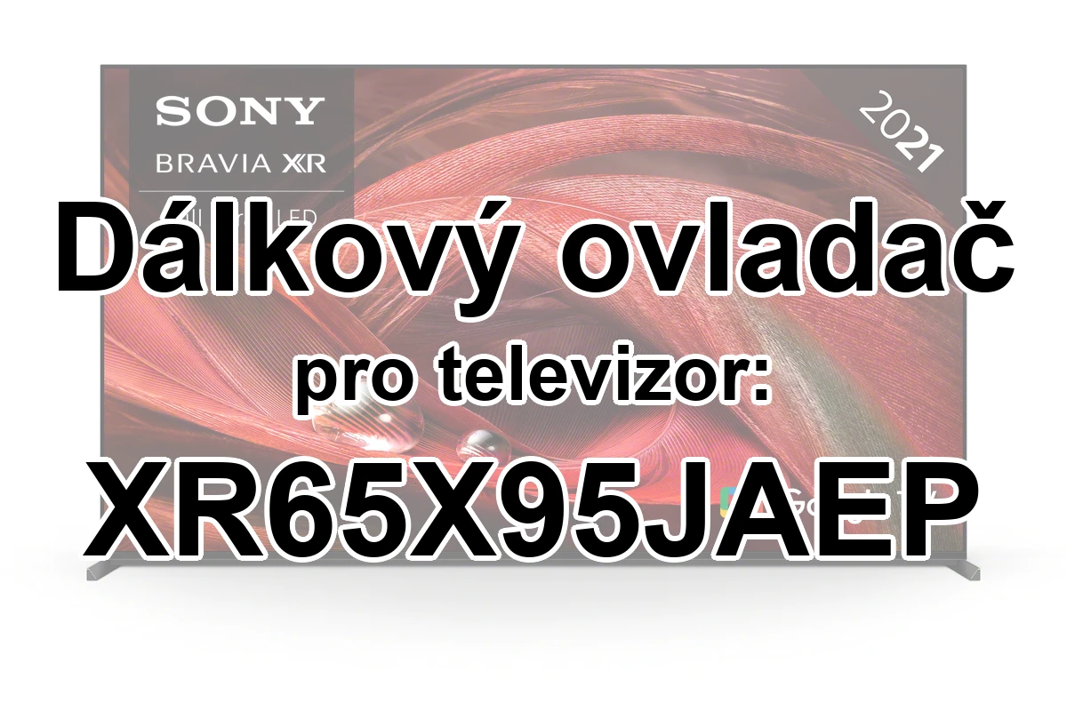 Sony XR65X95JAEP originální dálkový ovladač