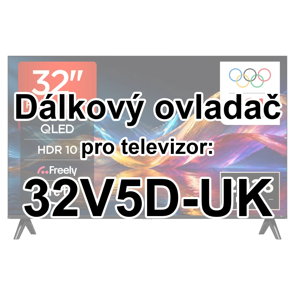 TCL 32V5D-UK originální dálkový ovladač