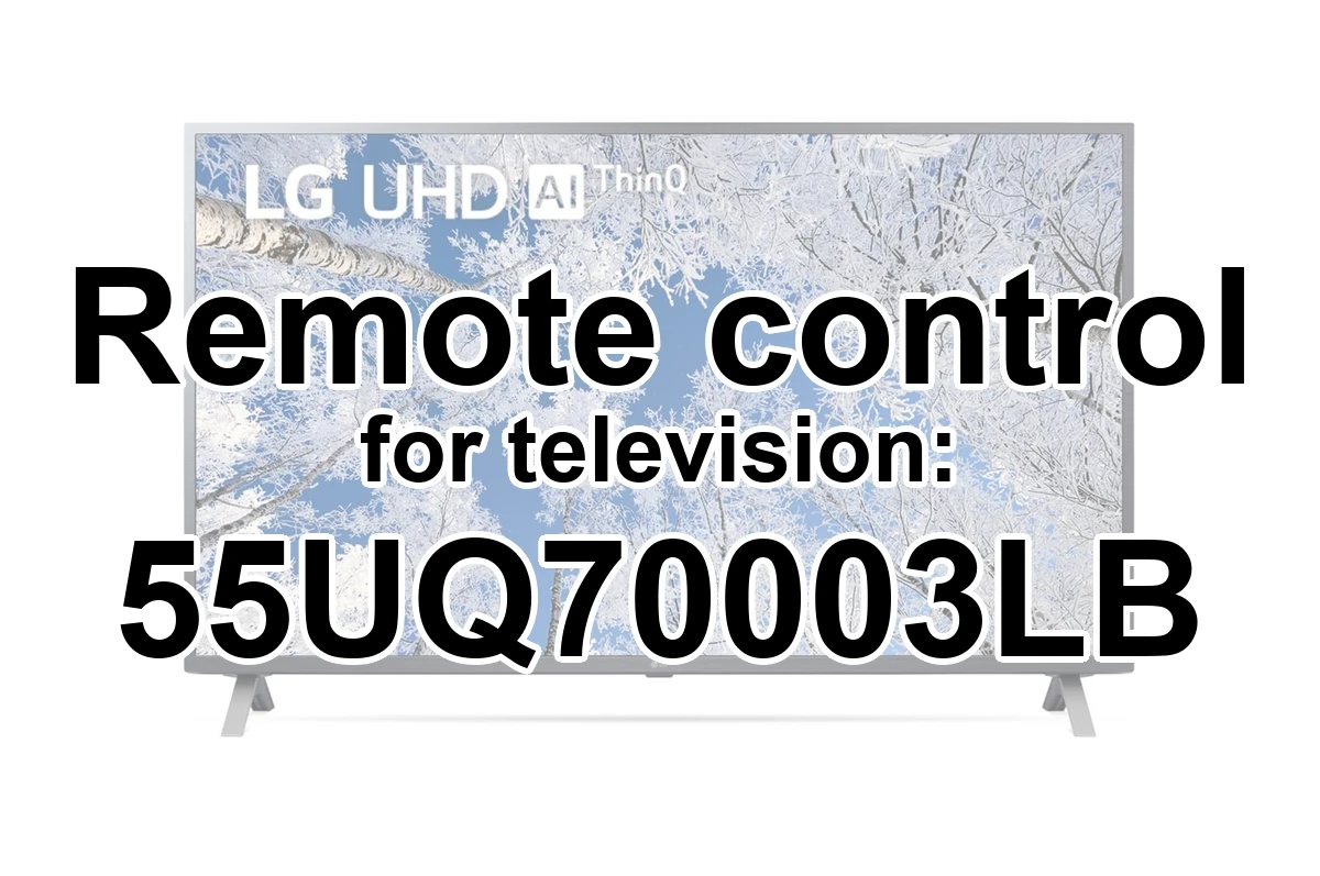 LG 55UQ70003LB original remote control