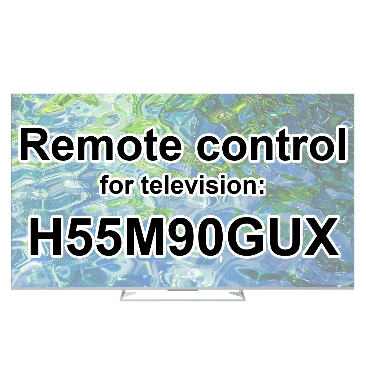 Haier H55M90GUX replacement remote control for seniors