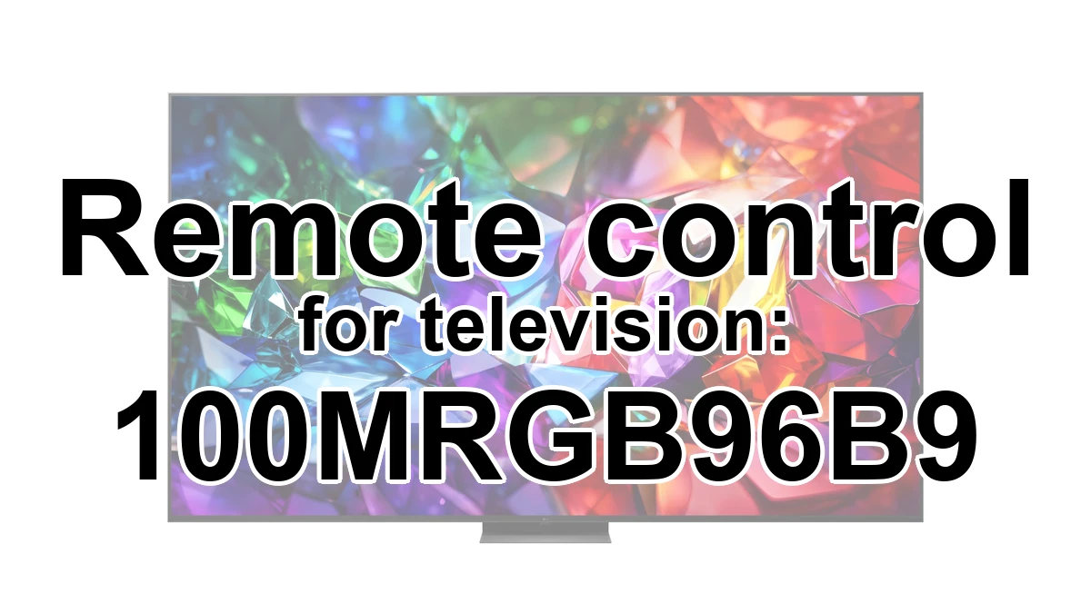 LG 100MRGB96B9 original remote control