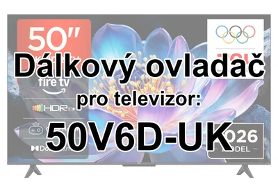 TCL 50V6D-UK originální dálkový ovladač