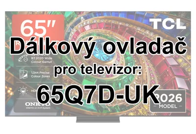 TCL 65Q7D-UK originální dálkový ovladač