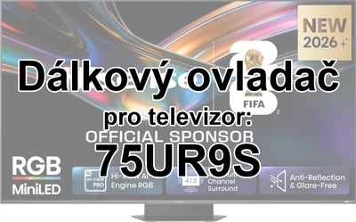 Hisense 75UR9S originální dálkový ovladač