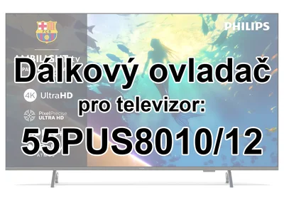 Philips 55PUS8010/12 originální dálkový ovladač