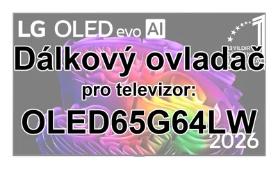 LG OLED65G64LW náhradní dálkový ovladač jiného vzhledu
