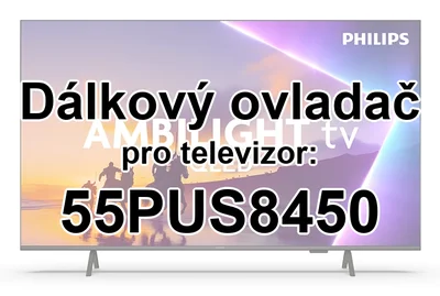 Philips 55PUS8450 náhradní dálkový ovladač jiného vzhledu