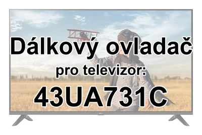 LG 43UA731C originální dálkový ovladač